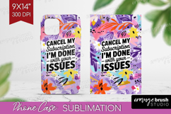 Sarcastic Quote Phone Case PNG - Brush Stroke Case PNG Product Image 1