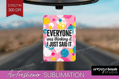 Sarcastic Quote Air Freshener PNG - Brush Stroke PNG Product Image 1