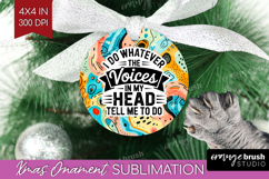 Sarcastic Quote Ornament PNG - Brush Stroke PNG Sublimation Product Image 1