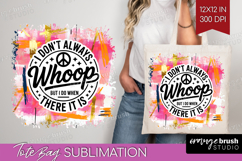 Sarcastic Quote Tote Bag - Brush Stroke Tote Bag PNG Product Image 1