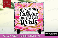 Sarcastic Quote Slate PNG - Brush Stroke Square Slate Product Image 1