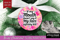 Sarcastic Quote Ornament PNG - Brush Stroke PNG Sublimation Product Image 1