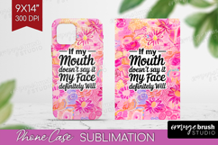 Sarcastic Quote Phone Case PNG - Brush Stroke Case PNG Product Image 1