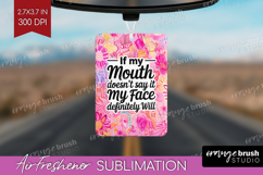 Sarcastic Quote Air Freshener PNG - Brush Stroke PNG Product Image 1