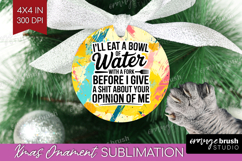 Sarcastic Quote Ornament PNG - Brush Stroke PNG Sublimation Product Image 1