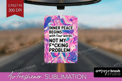 Sarcastic Quote Air Freshener PNG - Brush Stroke PNG Product Image 1