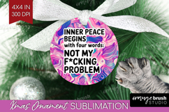 Sarcastic Quote Ornament PNG - Brush Stroke PNG Sublimation Product Image 1