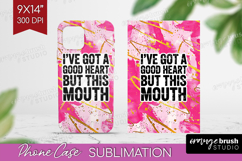 Sarcastic Quote Phone Case PNG - Brush Stroke Case PNG Product Image 1