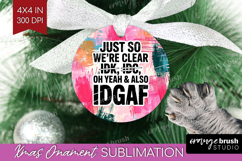 Sarcastic Quote Ornament PNG - Brush Stroke PNG Sublimation Product Image 1
