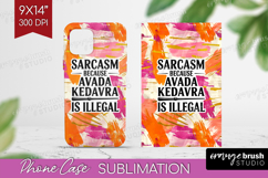Sarcastic Quote Phone Case PNG - Brush Stroke Case PNG Product Image 1