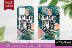 Sarcastic Quotes Quote Phone Case PNG - Brush Stroke Case Product Image 1