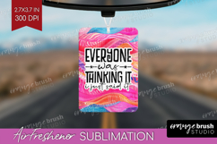 Sarcastic Quotes Quote Air Freshener PNG - Brush Stroke PNG Product Image 1