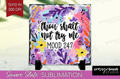 Sarcastic Quotes Quote Slate PNG - Brush Stroke Square Slate Product Image 1