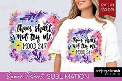 Sarcastic Quotes Quote Square Tshirt Background - Brush PNG Product Image 1