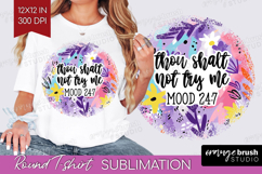 Sarcastic Quotes Quote Round Tshirt Background - Brush PNG Product Image 1