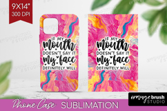 Sarcastic Quotes Quote Phone Case PNG - Brush Stroke Case Product Image 1