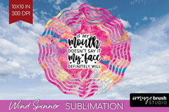 Sarcastic Quotes Quote Wind Spinner Sublimation PNG - Brush Product Image 1