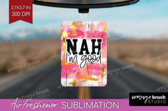 Sarcastic Quotes Quote Air Freshener PNG - Brush Stroke PNG Product Image 1