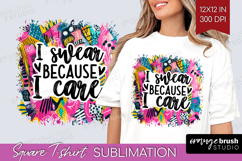 Sarcastic Quotes Quote Square Tshirt Background - Brush PNG Product Image 1