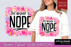 Sarcastic Quotes Quote Square Tshirt Background - Brush PNG Product Image 1