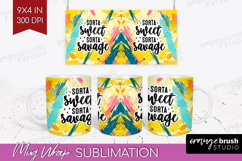 Sarcastic Quotes Quote Mug Wrap - Brush Stroke Mug PNG Product Image 1