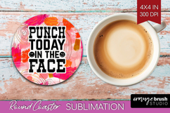 Sarcastic Quotes Quote Round Coaster - Brush Stroke Coaster Product Image 1