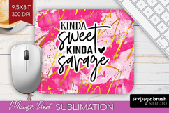 Sarcastic Quotes Quote Mouse Pad Sublimation - Brush Stroke Product Image 1