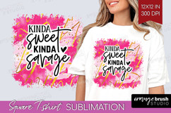 Sarcastic Quotes Quote Square Tshirt Background - Brush PNG Product Image 1