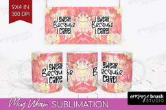Sarcastic Quotes Quote Mug Wrap - Brush Stroke Mug PNG Product Image 1