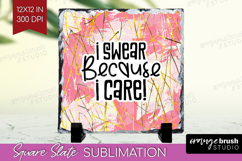 Sarcastic Quotes Quote Slate PNG - Brush Stroke Square Slate Product Image 1