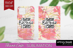 Sarcastic Quotes Quote Phone Case PNG - Brush Stroke Case Product Image 1