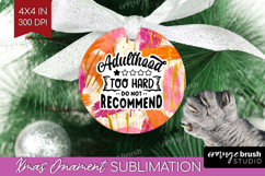 Sarcastic Quotes Quote Ornament PNG - Brush Stroke PNG Product Image 1