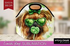 Brussels Griffon St. Patricks Day Dog Lunch Bag Dog Lunch Product Image 1