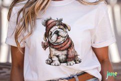 Whimsical Christmas Dogs Clipart Product Image 2