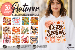Coquette Autumn Sublimation Bundle Cozy autumn shirt Product Image 1