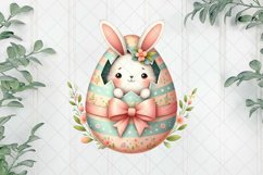 Bunny Peeking Sublimation Clipart Product Image 1
