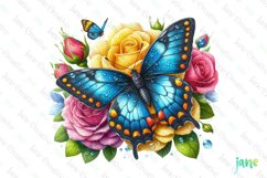Butterfly Sublimation Clipart Product Image 3