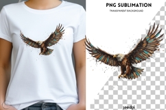 Eagle PNG | Majestic Bald Eagle Clipart | Patriotic Bird Product Image 1