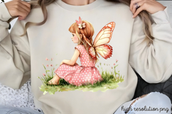 Charming Fairy Woodland Animals Clipart PNG Product Image 1