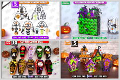 250 Halloween Mega Bundle Laser Cut, Spooky Signs, Earrings Product Image 2
