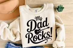 My dad rocks svg | Svg Cut File | Shirt Svg Product Image 2