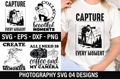 Photographer SVG Design - All i need is coffee and my camera Product Image 1
