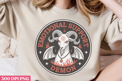 Emotional Support Demon PNG, Cute Baphomet Sublimation PNG Product Image 1