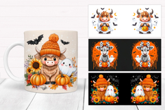Halloween Mug Bundle. Halloween Mug Sublimation Product Image 4