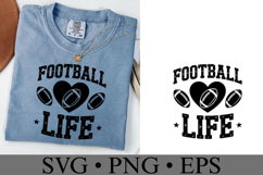 Football Life Svg | Game Day Svg | Sport Svg | Shirt Svg Product Image 2