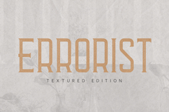Errorist Textured Vintage Serif Display Font Product Image 1