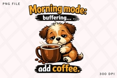 Coffee First Opinions Later Funny Dog Coffee Lover Shirt Product Image 1