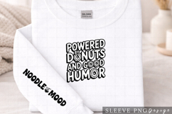 Powered by Donuts and Good Humor Funny Food PNG Design Product Image 2