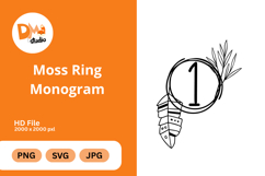 Moss Ring Monogram Product Image 1