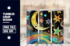 Sky Doodle Tumbler Wrap Design Product Image 1
